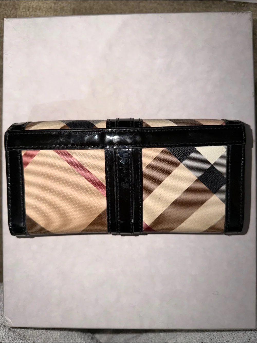 *AUTHENTIC* Vintage Burberry Nova Check Tri-Fold Wallet